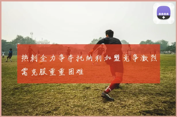 热刺全力争夺托纳利加盟竞争激烈需克服重重困难